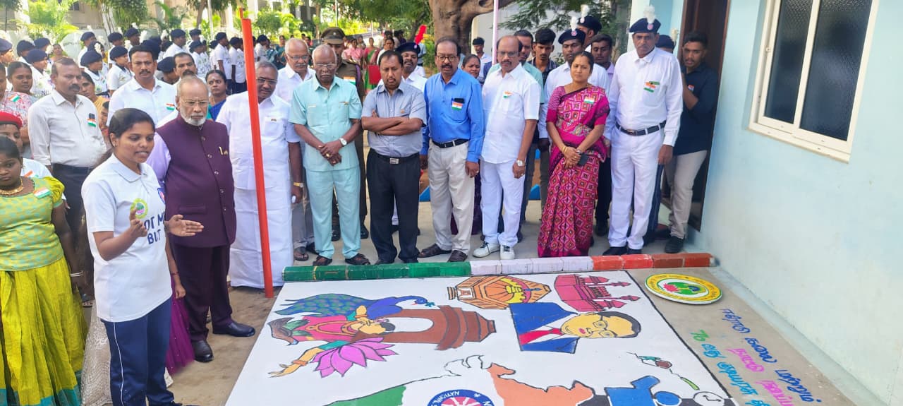 Distributing educational kits to underprivileged students