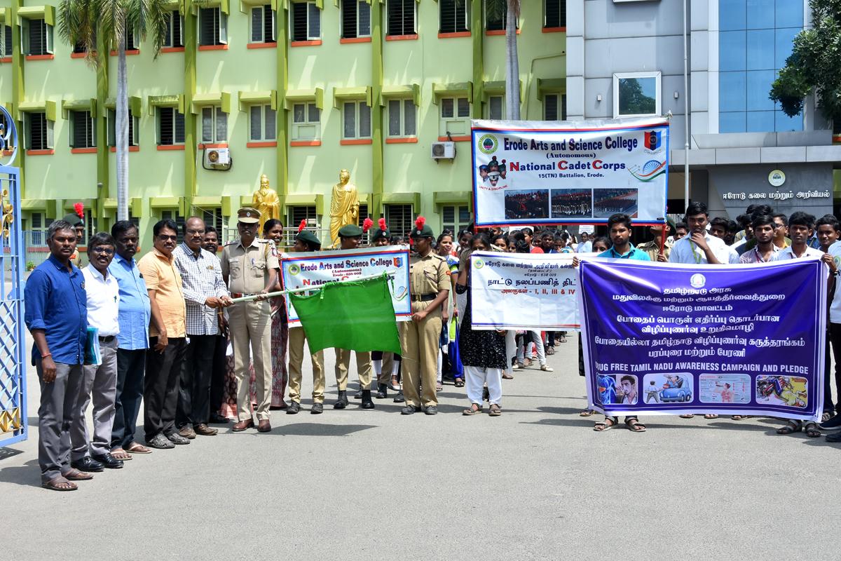 Volunteers distributing relief materials to needy communities