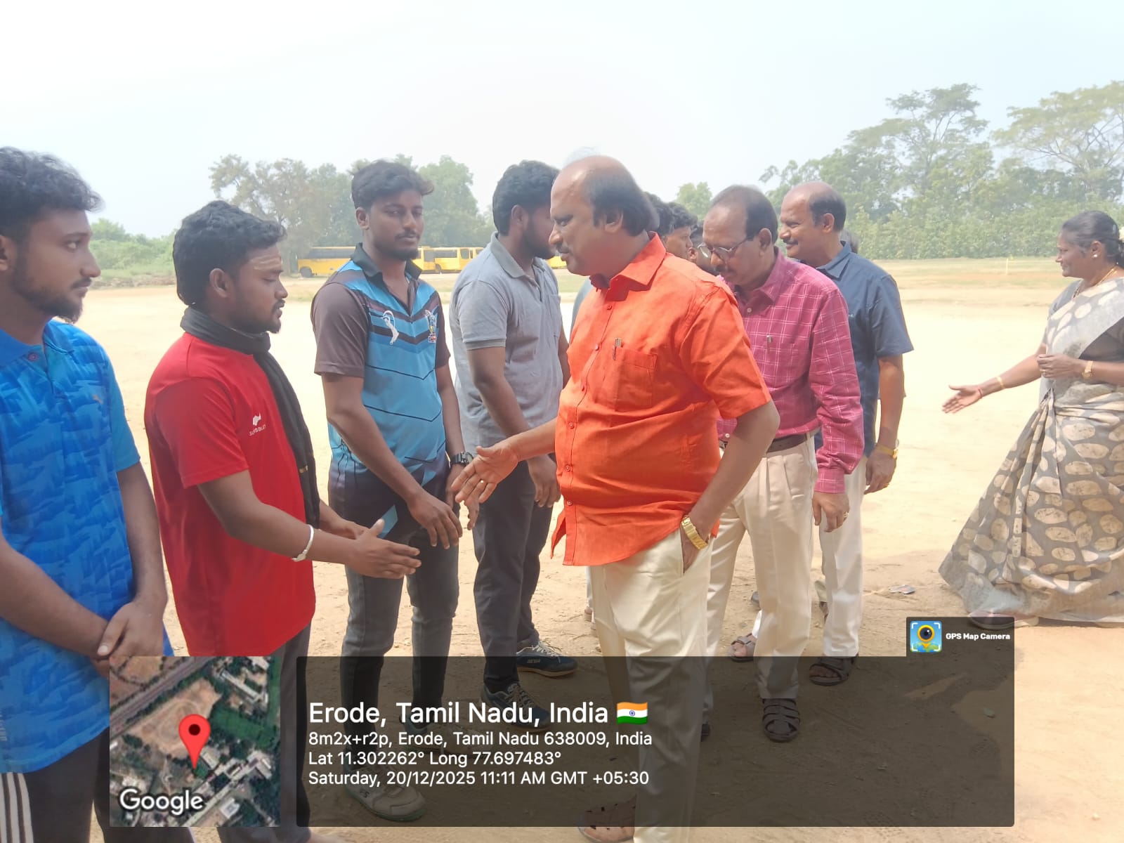 Providing essential food kits to needy families