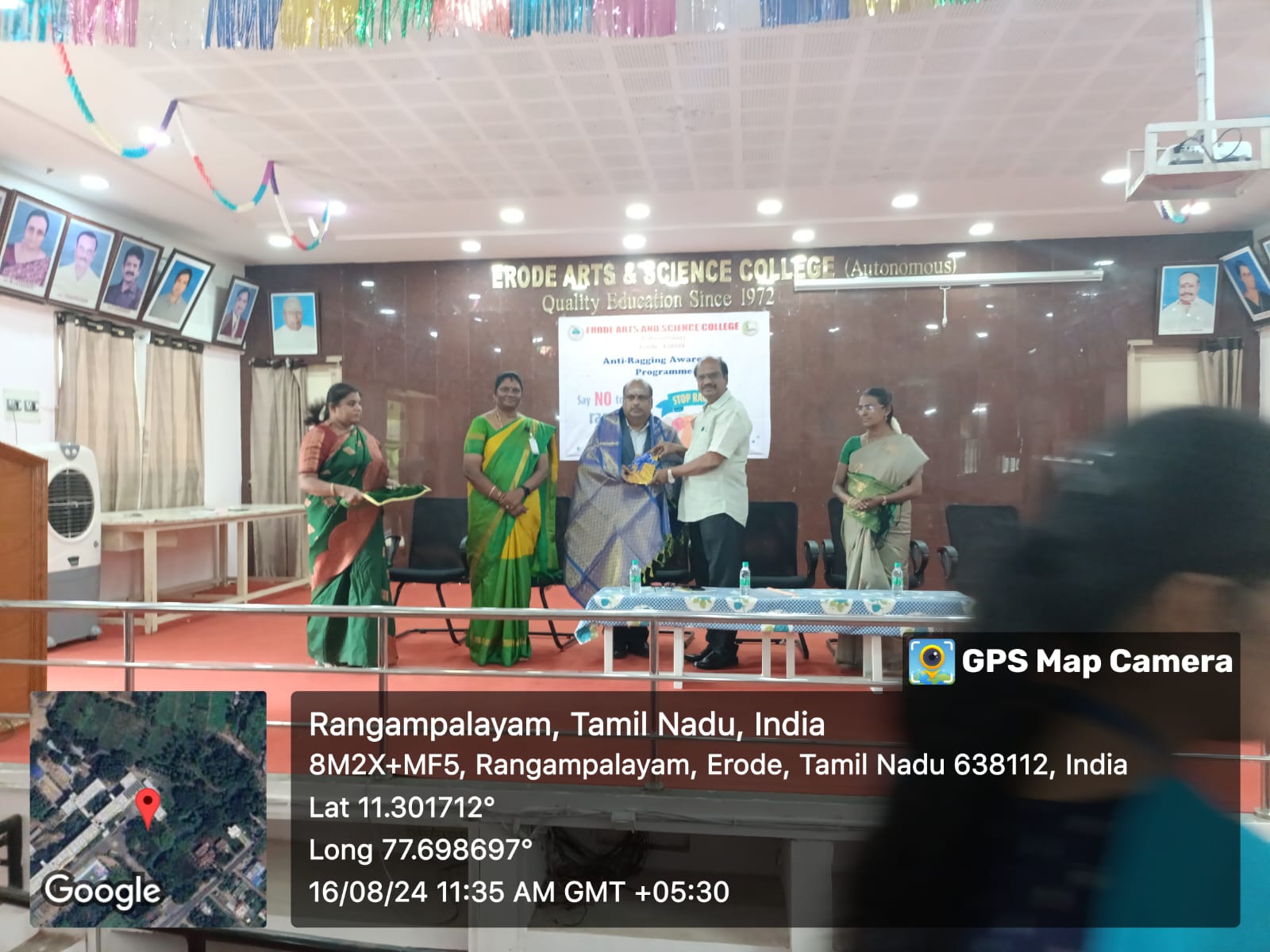 Interactive session with youth on social responsibility