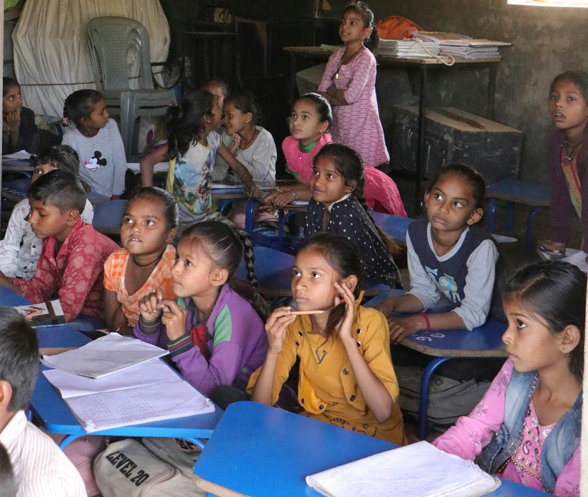 Children participating in holistic development programs